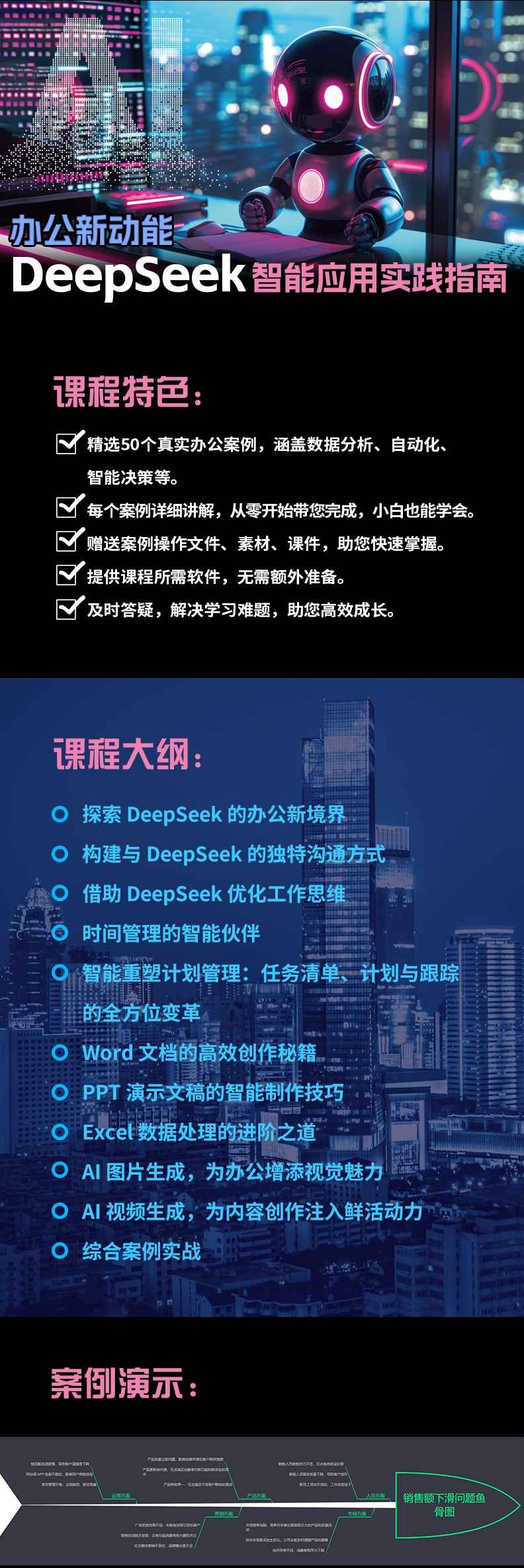 AI办公新动能：DeepSeek智能应用案例实战指南